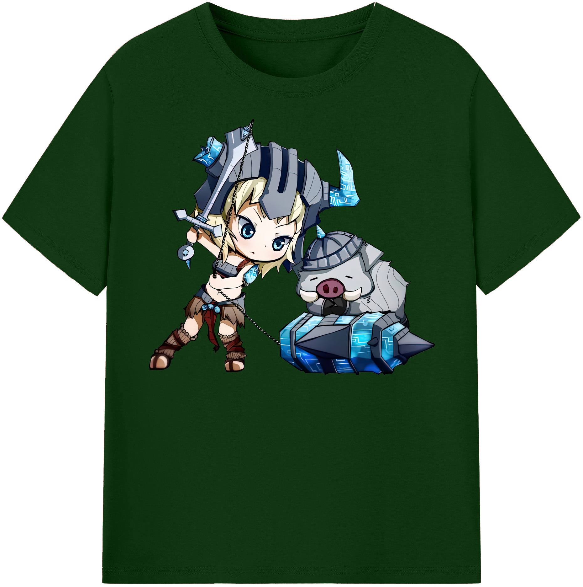 リーグ・オブ・レジェンド League of Legends LOL 綿100％半袖Tシャツ（フロントプリント）